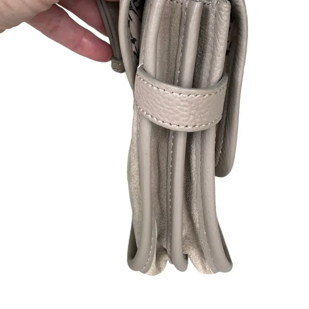 Nanette Lepore Waverly Flap Husky Crossbody Bag Stone OS - Picture 7 of 13